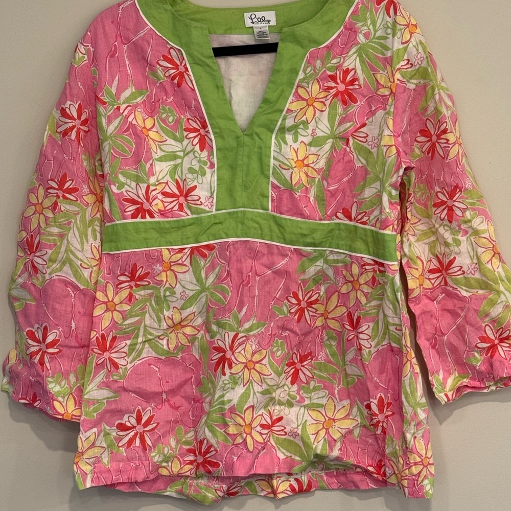 Lilly Pulitzer Linen Tunic